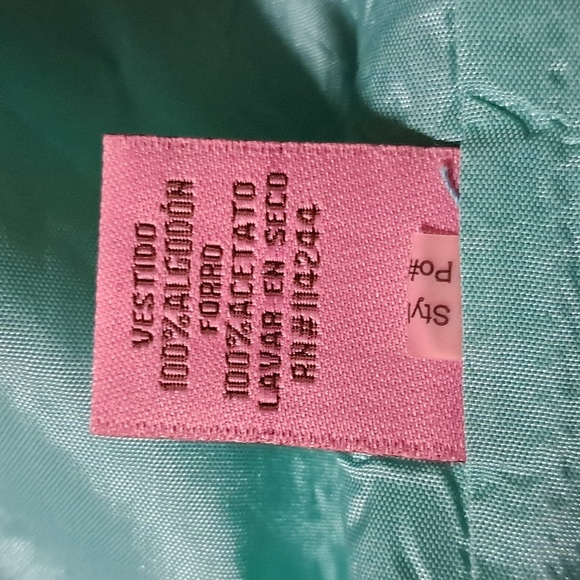 Eliza J Teal One Shoulder Ruffled Eyelet Sheath Midi Dress With Pockets, Size 6 - Picture 10 of 10